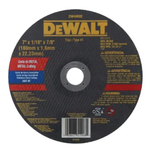 DISCO DE PULIR METAL 7” X 1/4 7/8 T27 2