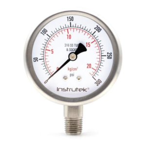 MANOMETRO ESF. 2.5-30-300 PSI CONEXIÓN DE ¼” 