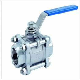 VALVULA DE BOLA 1-1/2” ACERO INOX 3 PIEZAS