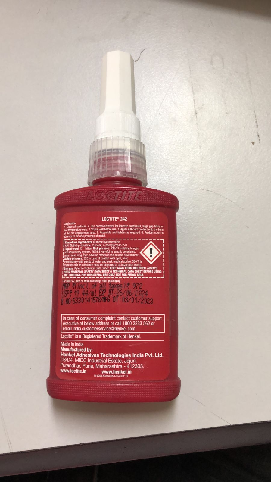 Imagen LOCTITE 242 2