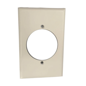 TAPA PLASTICA SENCILLA BLANCA P/TOMA CTE. 220V. INDUST.