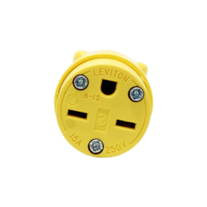 Toma Cte. Ext. C / T 15A 250V Amarillo