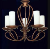 LAMPARA COLGANTE 5 LUCES VINTAGE